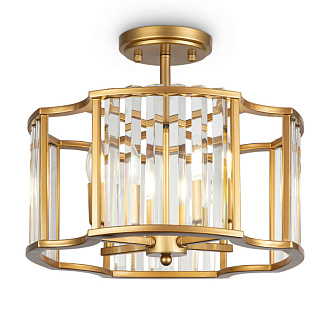 Люстра потолочная Maytoni Solar MOD087CL-04G, диаметр 40 см, золото