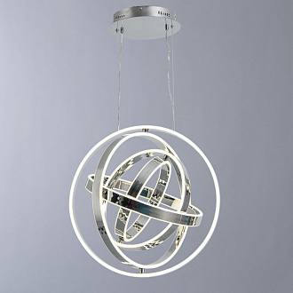 Подвесной светодиодный светильник Divinare Mirror 1612/02 SP-1, 230W LED, 4000K, диаметр 60 см, хром