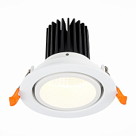 Встраиваемый светильник 10 см, 10W 3000K ST LUCE Встраиваемые светильники ST705.538.10 Белый, вр 8,5 см