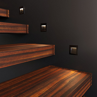 Подсветка для лестниц MRL LED 1103 чёрный Elektrostandard, вр 5,5*6 см