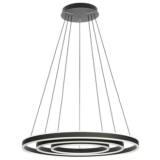 Люстра 80*120 см LED*195 W, 3000 / 5500 К Citilux Дуэт Черный CL719681