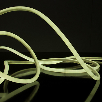 Светодиодный гибкий неон Гибкий неон 220V 9,6W 144Led 2835 IP67 круглый холодный белый, 50 м Elektrostandard, цена за метр