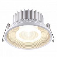 Встраиваемый светильник 10.5/9.5 см, LED 15W, 4000К, IP20, 1600 Lm Novotech SPOT 358789