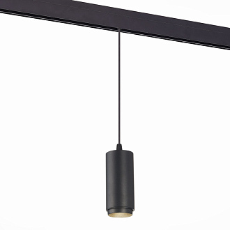 Магнитный трековый светильник подвесной ZOOM 6 см, 6W, 3000K ST LUCE SKYLINE 48 ST357.433.06 Черный