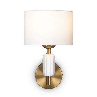 Бра 20,5*16*25 см, 1*E27*60W, Freya Ceram FR5491WL-01BS, латунный