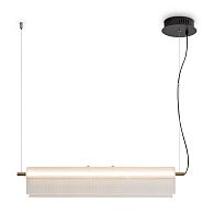 Подвесной светильник 68*9*14,5-163,5 см, LED*20W, 2700K, Freya Loyd FR5556PL-L22BBS, Черный и Латунь