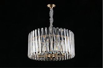 Подвесная люстра 60*32-115 см, 8*E14, 40W, Aployt Verene APL.808.13.08, золотой