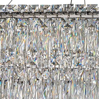 Люстра подвесная ** см, Led лента*LED*100W, 3000/6000K, Arti Lampadari Ovindoli Nickel Ovindoli L 1.5.80x30.100 N, Никель