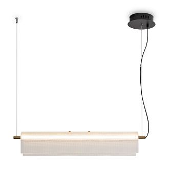 Подвесной светильник 68*9*14,5-163,5 см, LED*20W, 2700K, Freya Loyd FR5556PL-L22BBS, Черный и Латунь