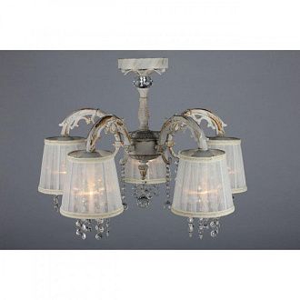 Люстра 50*40 см, 5*E14, 40W, Omnilux Omnilux 300 OML-30007-05, белый