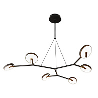 Подвесная люстра 117,5*117*120 см, 6*LED, 72W, 3000К, Favourite Paritet 4401-6P черный