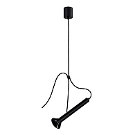 Подвес 8*60/180 см, 6W 3000K Lightstar Palla 737037 Черный