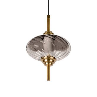 Подвесной светильник *15*-22,5 см, 1*LED*30W, 4000K, LOFT IT Helix 10421/C Smoke, бронзовый