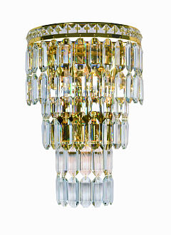 Бра 200*300*370, 4*E14, 40W NewRgy Cristallo W2796E/4A GOLD+CLEAR, Золото+прозрачный