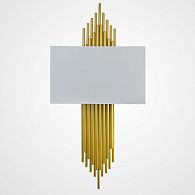 Бра Sohne CG 90-0009 FIORE White H75 W32 32*32*75 см, 2*E14*40W, 3000K, ImperiumLoft 44.27, Золотистый
