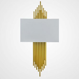 Бра Sohne CG 90-0009 FIORE White H75 W32 32*32*75 см, 2*E14*40W, 3000K, ImperiumLoft 44.27, Золотистый