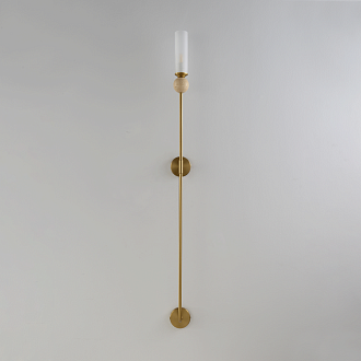Бра *6*115- см, 1*E14*60W, Crystal Lux Simply SIMPLY AP1.2 BRASS, Латунь