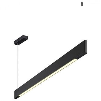 Светильник подвесной 120 см, 12-24W, 3000-5700K диммир. со сменой цв. температуры (управл. - пульт ДУ или прилож. Smart Life), Novotech Iter 359548, черный