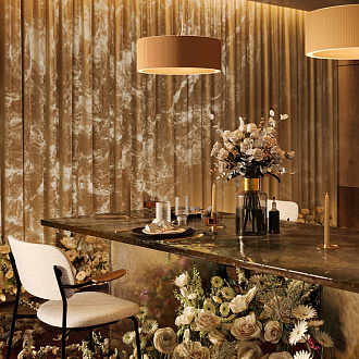 Светильник 45 см, Freya Modern FR5434PL-03BG, хром