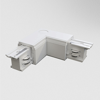 Комплектующие для накладной трековой системы Maytoni Technical Three phase track system Trinity TRA005CL-31W-R белыйIP 20