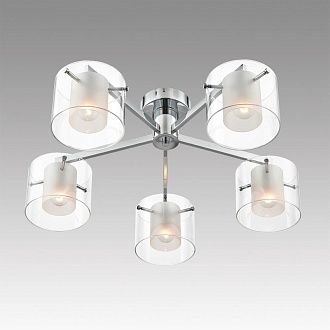 Люстра потолочная *69*-25 см, 5*E14*40W, Lumion VERDI 8261/5C, хром, прозрачный