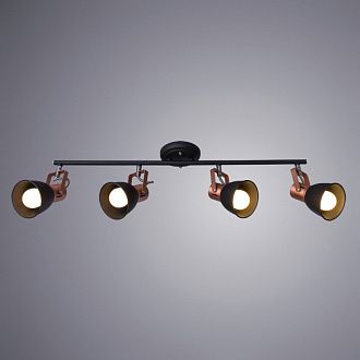 Светильник спот Arte Lamp A1677PL-4BK черный