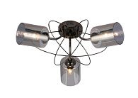 Люстра L520 x W520 x H185, мм, 3*40W (120W), BLACK (Черный) Rilon 06336/3 BLACK