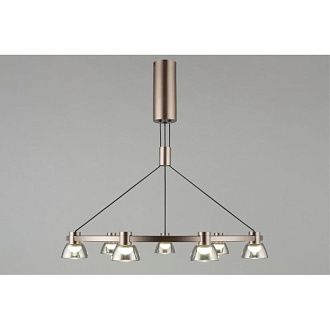 Подвесная люстра 70*70-110 см 45W, 4000K, Aployt Rezeda APL.788.03.09, серый