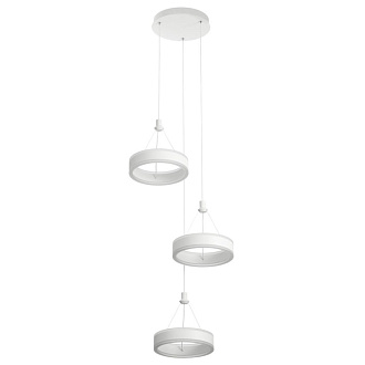 Люстра 40*50/140 см, 60W, 4000K Citilux CL719030 Дуэт Белый 