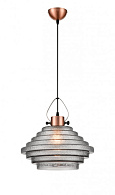 Подвесной светильник  35*120 см, 1*E27 медь, черный Vele Luce Genio VL5402P21
