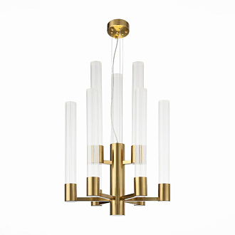 Люстра подвесная 55 см, 45W, 4000K ST LUCE TERNI SL1229.303.09 Латунь