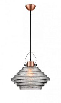 Подвесной светильник  35*120 см, 1*E27 медь, черный Vele Luce Genio VL5402P21