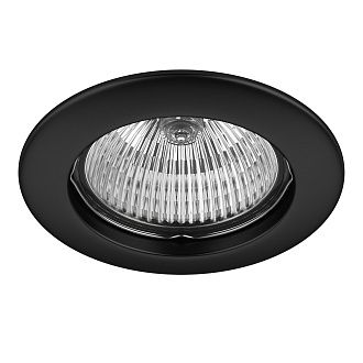Светильник встраиваемый 7,7 см, 1*Gu5.3; GU10; GZ10*7W, Черный Lightstar Lega 16 011017