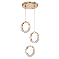 Люстра 47*150 см, 1 LED*12W, 4000 К, Arte Lamp Montana A7777SP-3GO, Золото