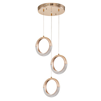 Люстра 47*150 см, 1 LED*12W, 4000 К, Arte Lamp Montana A7777SP-3GO, Золото