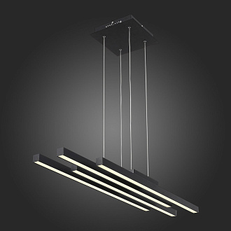 Люстра подвесная 100*28 см, 38W, 3000K/4000K/6000K ST LUCE SAMENTO SL933.403.04 Черный