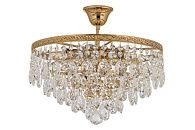 Люстра потолочная *38*32 см, 6*E27*60W, Arti Lampadari Castellana Gold Castellana E 1.3.38.608 G, золотой