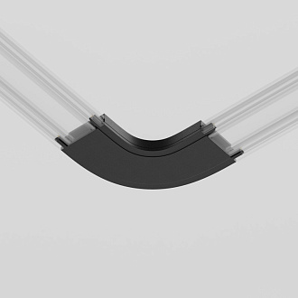 Комплектующие для накладной трековой системы Maytoni Technical Magnetic track system Radity TRA084CR-11B черный