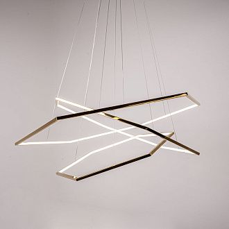 Подвесная люстра Vesanto Cameron Design House D80+100+120 **200 см, 3*LED*60W, 4000K, ImperiumLoft 40.2477, Золотистый