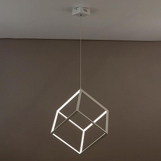 Подвесной LED светильник Citilux Куб CL719300 Белый, 40W*4000K