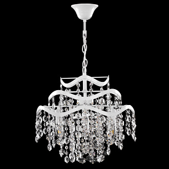 Подвесная люстра Freya Charlotte FR1001PL-04W, диаметр 41 см, белый