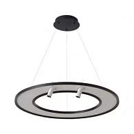 Светильник подвесной 80 см, 50W, 4000K, Crystal Lux CONTOUR SP50W LED BLACK, черный
