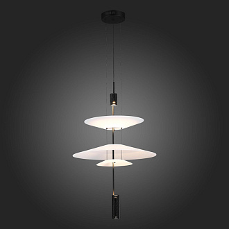 Люстра подвесная 50 см, 15W 3000K ST LUCE ISOLA SL6101.413.01 Черный