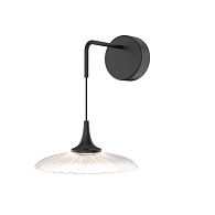 Бра 15*18,5 см, 1*LED, 4W, 4000K, Favourite Wilet 4656-1W, чернный матовый
