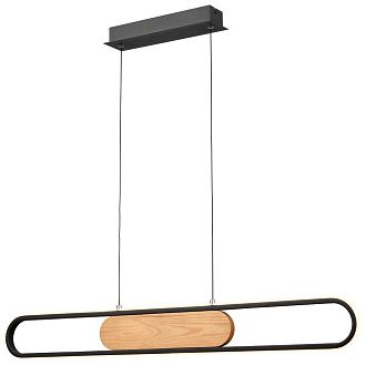 Подвесная люстра 100 см, 36W, Velante 450-083-01, черный-дерево