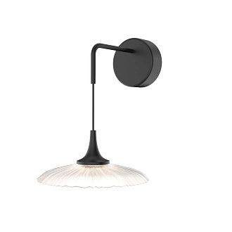 Бра 15*18,5 см, 1*LED, 4W, 4000K, Favourite Wilet 4656-1W, чернный матовый