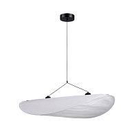 Подвесной светильник 13*60 см, 1*LED, 19W, 3000K Divinare Fiamma 5866/06 SP-19, Черный