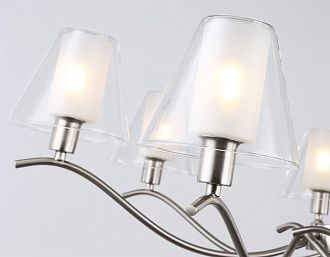 Подвесная люстра **79- см, 7*E14*40W, K, Ambrella Light High Light LH57083, никель