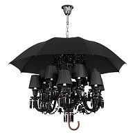 Подвесная люстра 120 см, Loft IT Marie 10556/12 Black, хром-черный