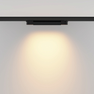 Трековый трехфазный светильник 38 см, 10W, 2700K, Maytoni Basis TR196-3-10W2.7K-B, черный